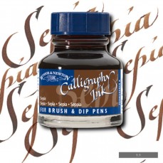 TINTA CALIGRAFIA WINSOR NEWTON 30ML SEPIA 1111609