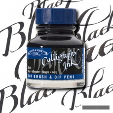 TINTA CALIGRAFIA WINSOR NEWTON 30ML BLACK 1111030