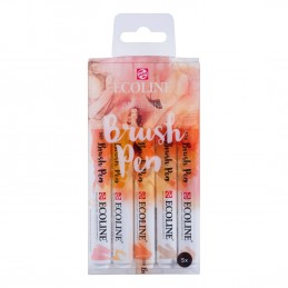 ESTOJO ECOLINE BRUSH PEN C/ 05 BEIGE PINK COLORS TALENS