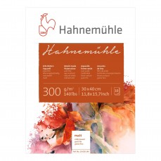 BLOCO HAHNEMUHLE 300g/m2 GRANA FINA 30x40 10 FOLHAS