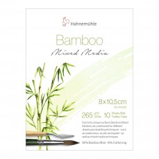 BLOCO HAHNEMUHLE BAMBOO 265g/m2 08,5x10,5cm 10 FOLHAS