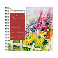 BLOCO HAHNEMUHLE CARNET AQUARELLE 400g/m2 19x20 15 FOLHAS