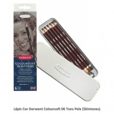 LAPIS COR DERWENT COLOURSOFT 06 TONS PELE (SKINTONES)