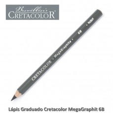 LAPIS GRADUADO CRETACOLOR MEGA GRAPHITE 6B