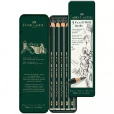 ESTOJO LAPIS GRADUADO FABER 9000 JUMBO ESTOJO C/ 05 GRADUAÇÕES