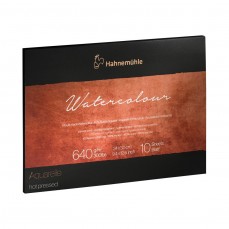 BLOCO HAHNEMUHLE COLLECTION WATERC 640G HOT PRESS 24X32 10F