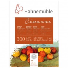 BLOCO HAHNEMUHLE CEZANNE ROUGH 30x40 300g/m2 COTTON 10 FLS