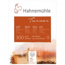 BLOCO HAHNEMUHLE TURNER 300g/m2 36x48 GRAN FIN 100% COTTON 1