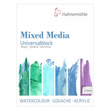 BLOCO HAHNEMUHLE MIX MEDIA 310G/M2 30X40CM 25 F 10650201 