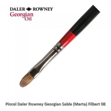 PINCEL DALER ROWNEY GEORGIAN SABLE (MARTA) FILBERT 08 G67