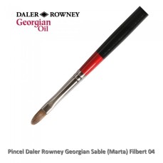PINCEL DALER ROWNEY GEORGIAN SABLE (MARTA) FILBERT 04 G67