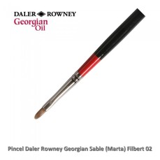 PINCEL DALER ROWNEY GEORGIAN SABLE (MARTA) FILBERT 02 G67