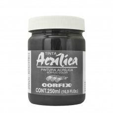 ACRILICA CORFIX 250ML 121 PRETO DE MARTE