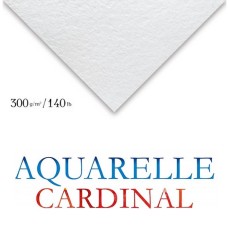 PAPEL CLAIREFONTAINE CARDINAL 300g/m2 50X65 COLD PRESS 50% A