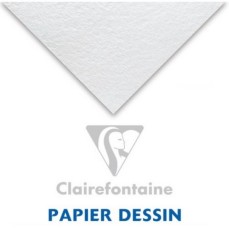 PAPEL CLAIREFONTAINE DESSIN BLANC 224g/m2 50X65 COLD PRESS 9