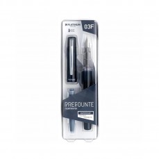 CANETA TINTEIRO PREFOUNTE PLATINUM 0.3 GRAPHITE BLUE 55F