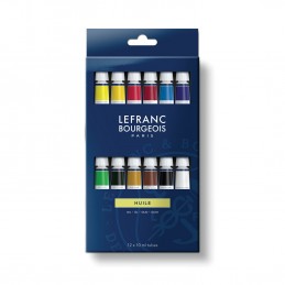 ESTOJO OLEO LEFRANC BOURGEOIS 12 CORES 10ML 810117