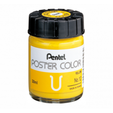 GOUACHE PENTEL POSTER COLOR 30ML 12 AMARELO