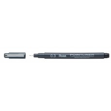 CANETA PENTEL POINTLINER 0,3MM PRETA