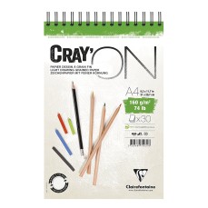 BLOCO CLAIREFONTAINE CRAY ON 160g/m2 A4 30FLS 975031