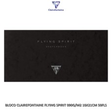 BLOCO CLAIREFONTAINE FLYING SPIRIT 090G/M2 10X21CM 50FLS