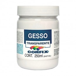 GESSO ACRILICO CORFIX TRANSPARENTE 0250ML