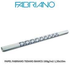 PAPEL FABRIANO TIZIANO BIANCO 160g/m2 ROLO 1,50x10m