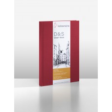 SKETCH BOOK HAHNEMUHLE D&S A4 140g/m2 VERMELHO 80 FOLHAS