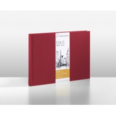 SKETCH BOOK HAHNEMUHLE D&S A4 140g/m2 VERMELHO LAND 80 FLS