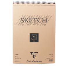 BLOCO CLAIREFONTAINE SKETCH 90g/m2 A3 50FLS 96902