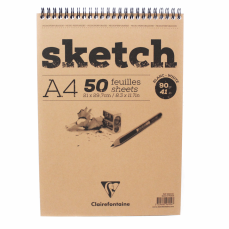 BLOCO CLAIREFONTAINE SKETCH 90g/m2 A4 50FLS 96904