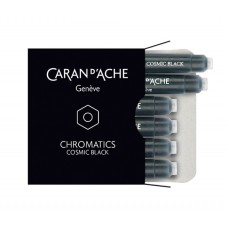 CARTUCHO TINTA CARAN D'ACHE CHROMATICS COSMIC BLACK C/ 06 UN