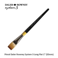 PINCEL DALER ROWNEY SYSTEM 3 LONG FLAT 1