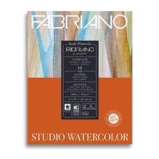 BLOCO FABRIANO WATERCOLOUR 300G/M2 SATINE 28X35,6 12FLS 25%C