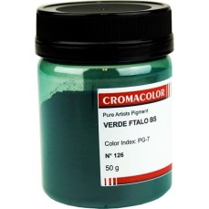 PIGMENTO PURO CROMACOLOR 126 PHTHALO GREEN BS PG-7 50g