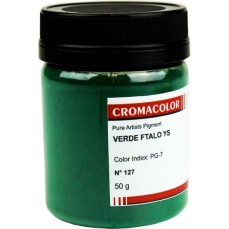 PIGMENTO PURO CROMACOLOR 127 PHTHALO GREEN YS PG-7 50g