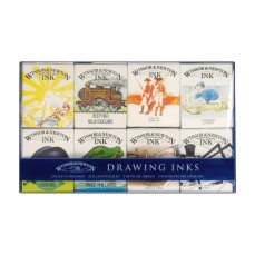 DRAWING INKS WINSOR NEWTON WILLIAM COLLECTION C/ 08 PEÇAS