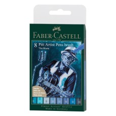 CANETA FABER CASTELL PITT 08 THE BLUES 167173