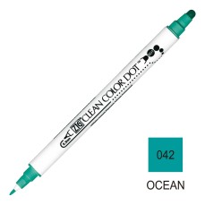 CANETA ZIG CLEAN DOT COLOR DUPLA 042 OCEAN TC6100042