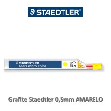 GRAFITE STAEDTLER 0,5MM AMARELO 12 MINAS