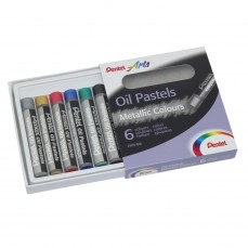 PASTEL OLEOSO PENTEL 06 CORES METALICAS