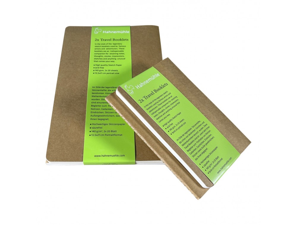 HAHNEMUHLE TRAVEL BOOKLETS 140g/m2 13x21 FIGURA 02x20FLS
