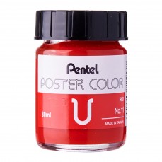 GOUACHE PENTEL POSTER COLOR 30ML 11 VERMELHO