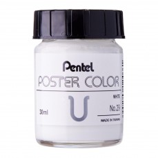 GOUACHE PENTEL POSTER COLOR 30ML 29 BRANCO