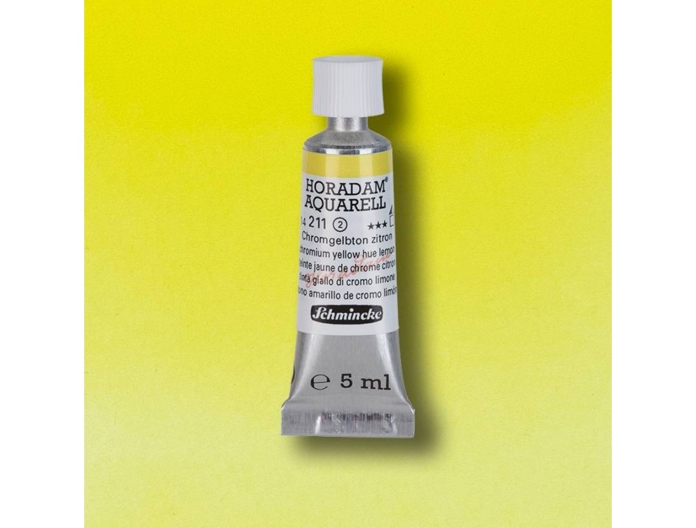 AQUARELA SCHMINCKE HORADAM 5ml 211 Chromium Yellow Hue Lemon S2