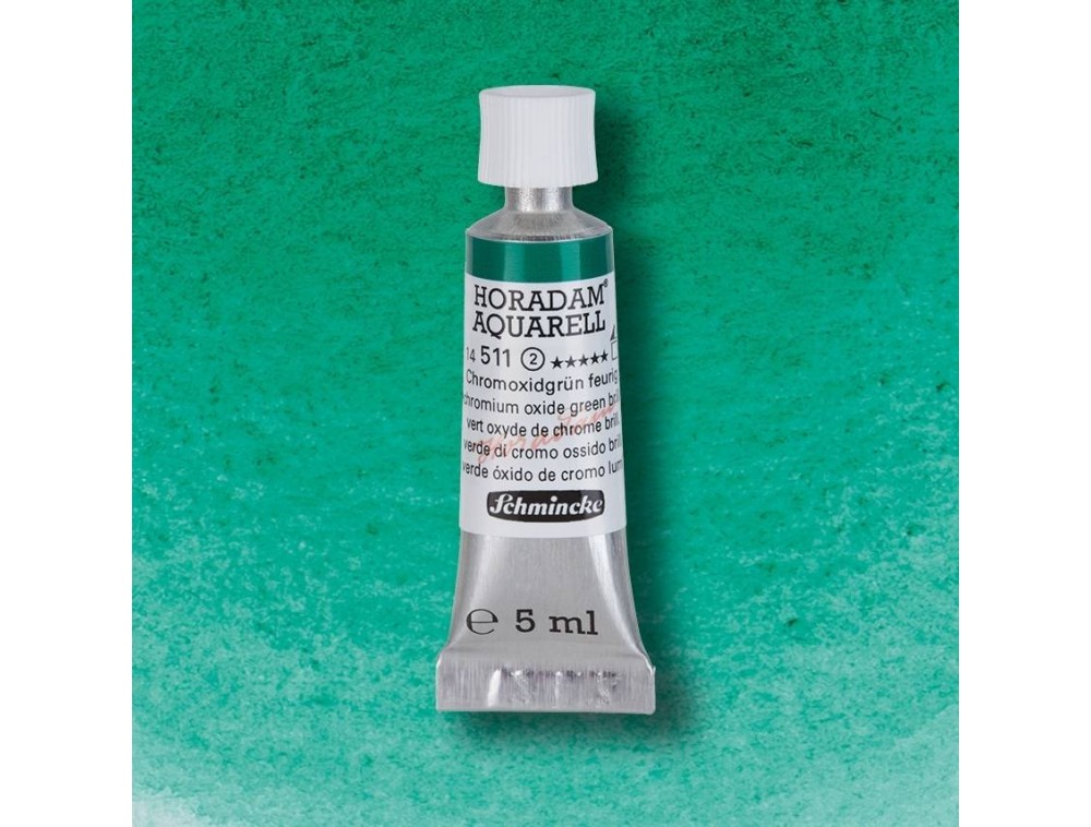 AQUARELA SCHMINCKE HORADAM 5ml 511 Chromium Oxide Green Brilliant S2