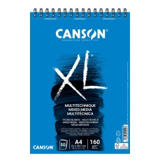 BLOCO CANSON XL MIX MEDIA A4 160g/m2 50 FOLHAS
