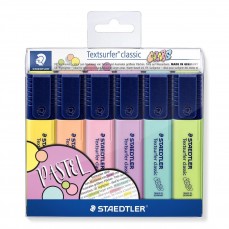 MARCADOR FLUORESCENTE STAEDTLER TEXTSURFER C/ 06 CORES CLASSIC