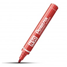 MARCADOR PENTEL PERMANENTE N50 VERMELHO PONTA REDONDA