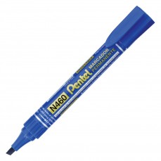 MARCADOR PENTEL PERMANENTE N460 AZUL PONTA CHANFRADA